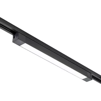 Трековый светильник однофазный Escada 20001 20001TRU/02LED SBK 30Вт, металл/акрил, черный матовый