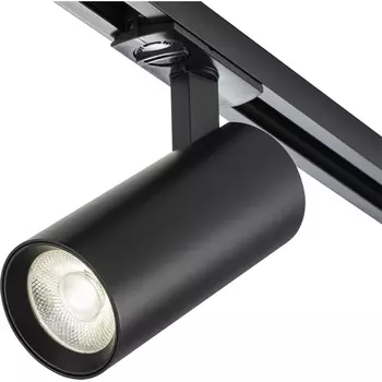 Трековый светильник однофазный 220V Escada 20002 20002TRA/02LED SBK 15Вт, металл, черный матовый