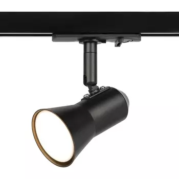 Трековый светильник однофазный 220V ЭРА TR37-GU10 BK