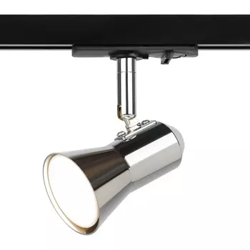 Трековый светильник однофазный 220V ЭРА TR37-GU10 CH