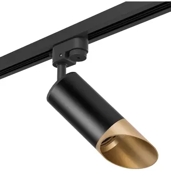 Трековый светильник однофазный 220V (214437+592057+201440) Lightstar RULLO R1T437140