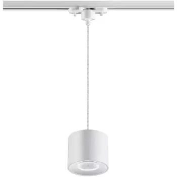 Светильник трековый однофазный трехжильный, провод 1.2м IP20 15W 4000K 1600Лм 110-265V BIND NT21 096 белый Novotech PORT 358795