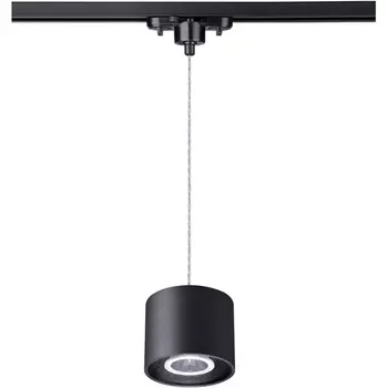 Светильник трековый однофазный трехжильный, провод 1.2м IP20 15W 4000K 1600Лм 110-265V BIND NT21 096 черный Novotech PORT 358796