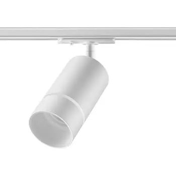 Светильник трековый однофазный трехжильный 220V IP20 9W 235V NT21 086 белый Novotech Elina 370778