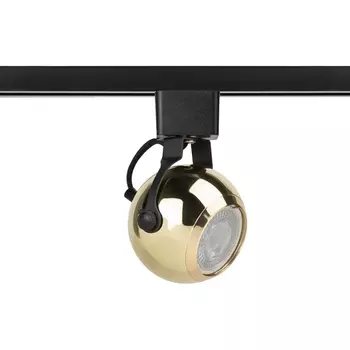 Трековый светильник однофазный 220V TR35-GU10 GD под лампу золото Б0053299 ЭРА