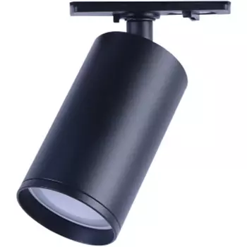 Трековый светильник однофазный 220V TR39-GU10 BK под лампу черный Б0053310 ЭРА