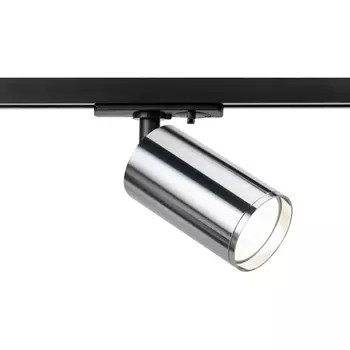 Трековый светильник однофазный 220V TR39-GU10 СН под лампу хром Б0053313 ЭРА