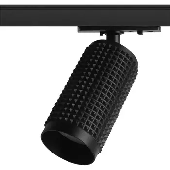 Трековый светильник однофазный 220V TR40-GU10 BK под лампу черный ЭРА Б0054199