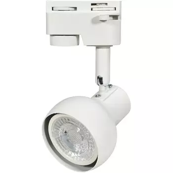 Трековый светильник однофазный 220V Volpe UBL-Q322 GU10 WHITE