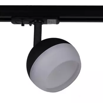 Трековый однофазный светильник 220V Reluce 53008-9.3-001CT GX53 BK