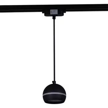 Трековый однофазный светильник 220V Reluce 53015-0.9-001CT GX53 BK