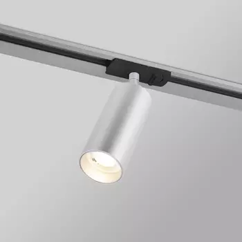 Трековый светильник серебряный 10W 4200K однофазный Elektrostandard Diffe 85152/01