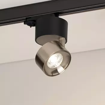 Трековый светильник трехфазный LED SP-PLURIO-TRACK-4TR-R77-9W Day4000 (BK-NI, 36 deg, 230V) (Arlight, IP20 Металл) 038110