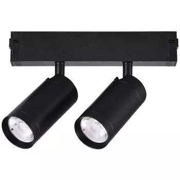 Трековый однофазный светильник ST Luce Skyline 220 ST660.486.20 SMART черный LED 2*10W 2700K-6000K 220V