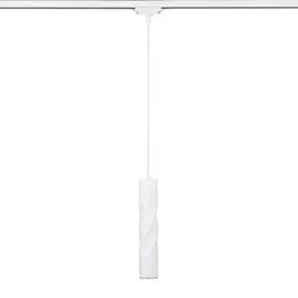 Трековый светильник однофазный 220V светодиодный 50162/1 Elektrostandard Scroll LED белый