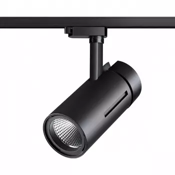Cветильник светодиодный трековый однофазный трехжильный IP20 4000K 30W 175-245V NT21 087 черный Novotech Dep 358593