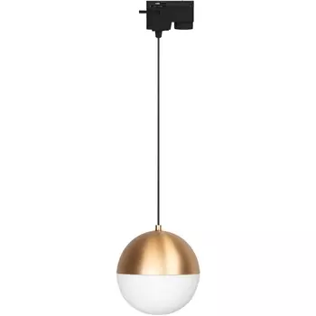 Трековый светильник светодиодный LGD-EMISFERO-TRACK-HANG-2TR-R150-11W Warm3000 (GD, 170 deg, 230V) (Arlight, IP20 Металл, 3 года) 035942