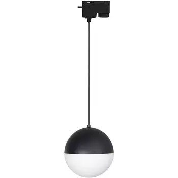 Трековый светильник светодиодный LGD-EMISFERO-TRACK-HANG-2TR-R150-11W Day4000 (BK, 170 deg, 230V) (Arlight, IP20 Металл, 3 года) 035943