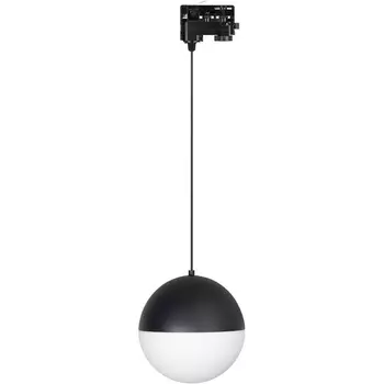 Трековый светильник трехфазный светодиодный LGD-EMISFERO-TRACK-HANG-4TR-R150-11W Day4000 (BK, 170 deg, 230V) (Arlight, IP20 Металл) 035937