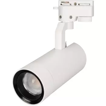 Трековый светильник светодиодный LGD-GELIOS-2TR-R80-30W Warm3000 (WH, 20-60 deg, 230V) (Arlight, IP20 Металл, 3 года) 031241