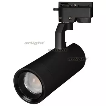 Трековый однофазный светильник светодиодный LGD-GELIOS-2TR-R80-30W Day4000 (BK, 20-60 deg, 230V) (Arlight, IP20 Металл) 031243