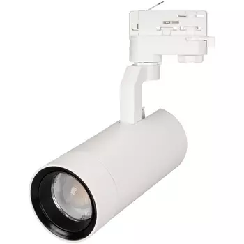 Трековый светильник трехфазный светодиодный LGD-GELIOS-4TR-R80-30W Day4000 (WH, 20-60 deg, 230V) (Arlight, IP20 Металл) 031221