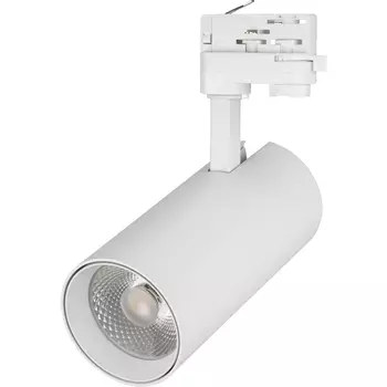 Трековый светильник трехфазный светодиодный LGD-GERA-4TR-R90-30W Day4000 (WH, 24 deg, 230V) (Arlight, IP20 Металл) 024596(2)