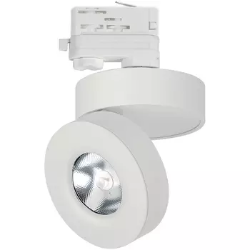 Трековый светильник трехфазный светодиодный 220V LGD-MONA-TRACK-4TR-R100-12W Day4000 (WH, 24 deg) (Arlight, IP40 Металл) 025447(2)