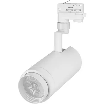 Трековый светильник трехфазный светодиодный 220V LGD-ZEUS-4TR-R100-30W Day (WH, 20-60 deg) (Arlight, IP20 Металл) 024609