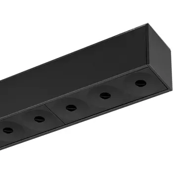 Трековый светильник магнитный светодиодный MAG-DARK-45-L400-12W Warm3000 (BK, 20 deg, 24V) (Arlight, IP20 Металл) 034998