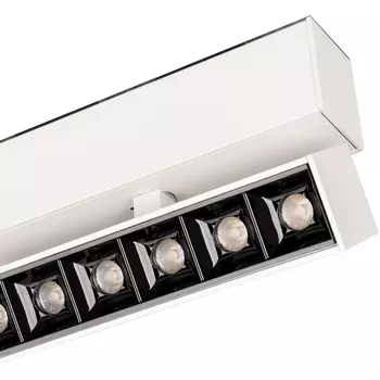 Трековый светильник магнитный светодиодный MAG-LASER-FOLD-45-S160-6W Warm3000 (WH, 15 deg, 24V) (Arlight, IP20 Металл) 026968