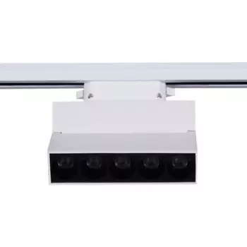 Трековый светильник светодиодный 220V однофазный Reluce 06187-9.3-001QY LED10W WT