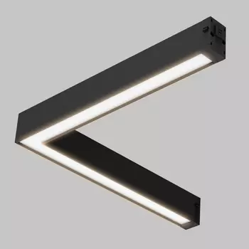 Трековый светильник светодиодный однофазный угловой рассеянного света 220В, 18Вт Imex Smart Line IL.0050.6007-18-BK