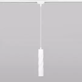 Трековый светильник однофазный 220V светодиодный 50162/1 Eurosvet Scroll LED белый