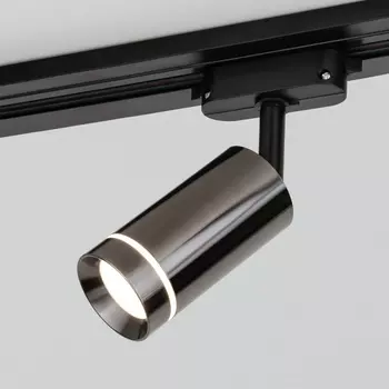 Трековый светильник однофазный 220V светодиодный Elektrostandard Topper Glory Черный жемчуг 7W 4200K (LTB39)