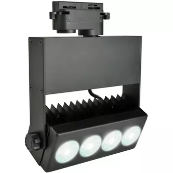 Трековый светильник трехфазный 220V светодиодный ULB-S41R-35W/NW BLACK (Uniel)