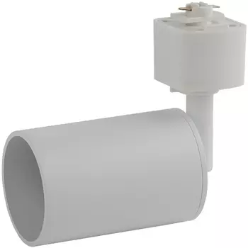Трековый светильник однофазный 220V TR13-GU10 WH (ЭРА)