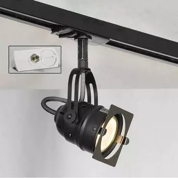 Трековый светильник однофазный 220V Lights Lussole Loft Denver LSP-9118-TAW