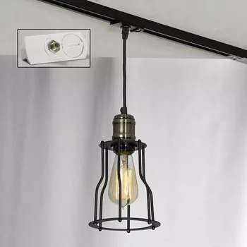Трековый светильник однофазный 220V Lights Lussole Loft Baldwin LSP-9610-TAW