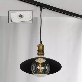 Трековый светильник однофазный 220V Lights Lussole Loft Baldwin LSP-9670-TAW