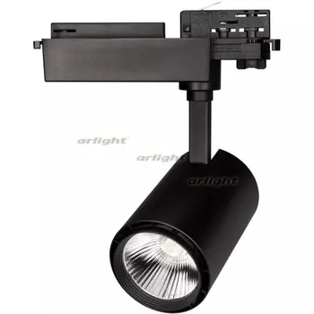 Трековый светильник трехфазный 220V cветодиодный LGD-1530BK-30W-4TR Day White 24deg (IP20 Металл) 022049 (Arlight)