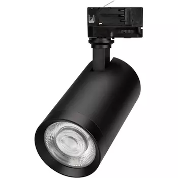 Трековый светильник трехфазный LED LGD-CALIPSO-4TR-R85-10W Day4000-MIX (BK, 38 deg, 230V, TRIAC) (Arlight, IP20 Металл) 046736