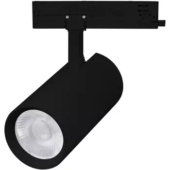 Трековый светильник трехфазный LED LGD-GERA-4TR-R90-30W Warm3000 (BK, 15 deg, 230V) (Arlight, IP20 Металл) 055182