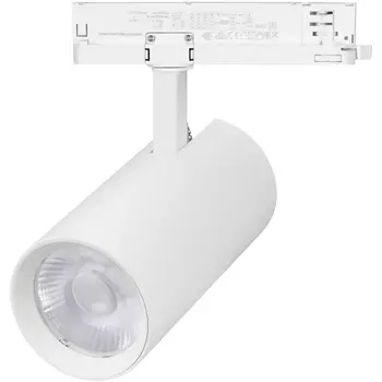 Трековый светильник трехфазный LED LGD-GERA-4TR-R90-30W Warm3000 (WH, 36 deg, 230V) (Arlight, IP20 Металл) 055183