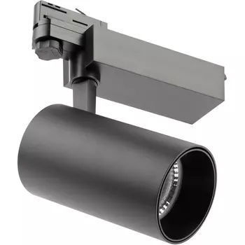 Трековый светильник LED трехфазный 220V узкий 4000K черный Б0049768 ЭРА SТR-30-36-40K-B40