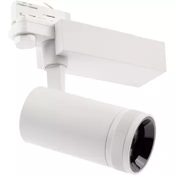 Трековый светильник LED трехфазный 220V регулируемый 4000K белый Б0049784 ЭРА STR-30-99-40K-W20