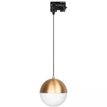 Трековый светильник трехфазный светодиодный LGD-EMISFERO-TRACK-HANG-4TR-R150-11W Day4000 (GD, 170 deg, 230V) (Arlight, IP20 Металл) 035939