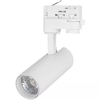 Трековый светильник трехфазный светодиодный LGD-GERA-4TR-R55-10W Day4000 (WH, 24 deg, 230V) (Arlight, IP20 Металл) 024546(2)