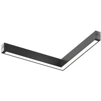 Трековый светильник LED угловой однофазный 220V 18W Denkirs Simple Linear DK8114-BK