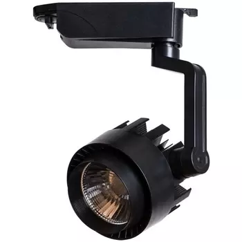 Трековый светильник однофазный 220V светодиодный Artelamp Vigile A1610PL-1BK